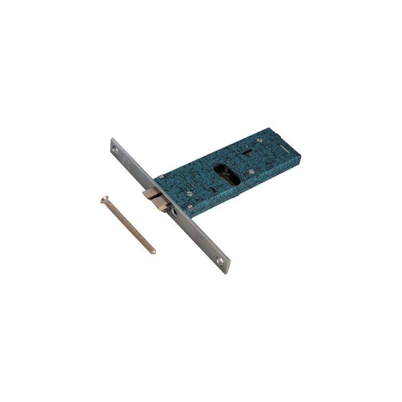 foto del prodotto omec serratura metallo infilare elettrica 399 b.q nich f.mm 16 f.ovale scr h.mm 44 e.mm 60 dx