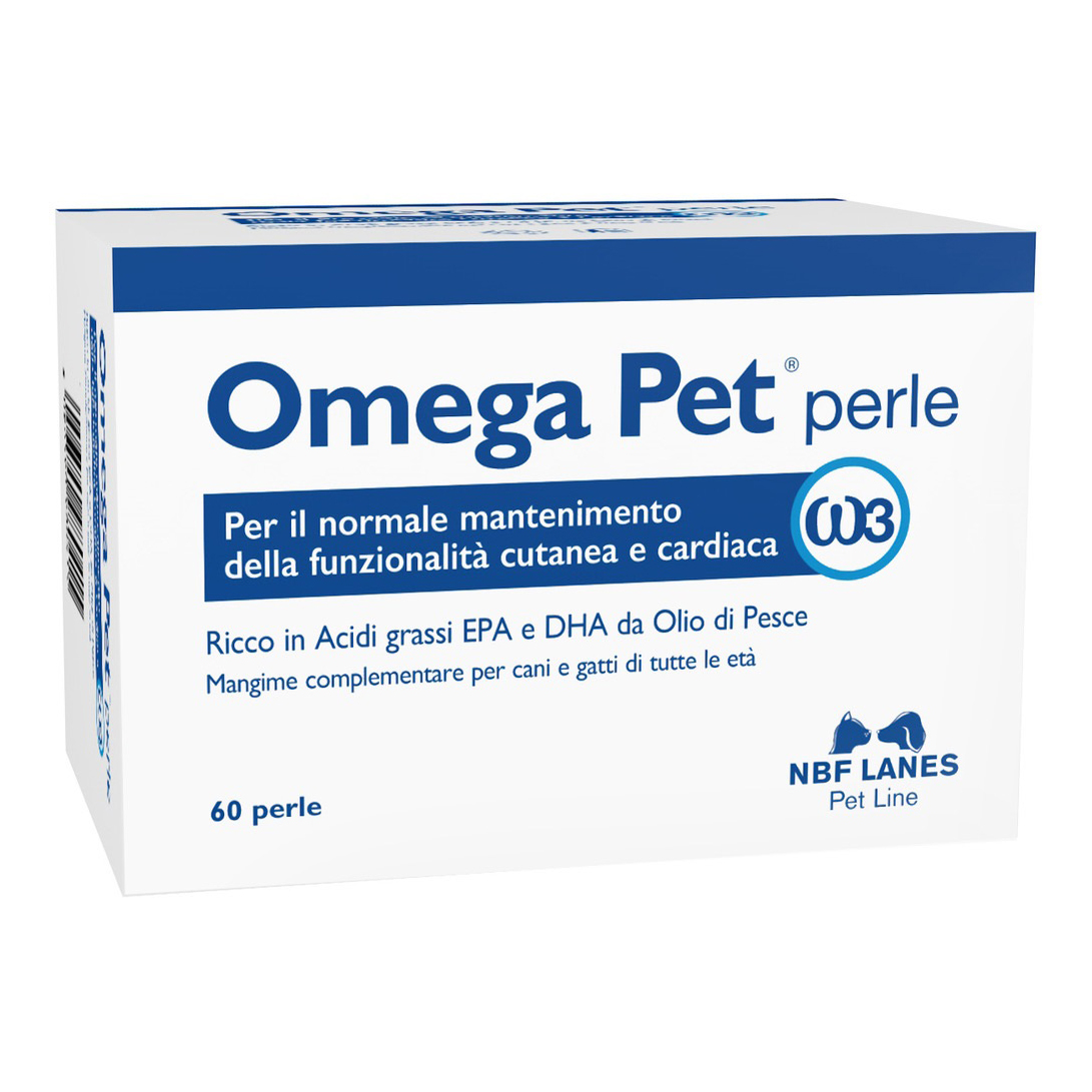foto del prodotto omega pet cane e gatto 60 perle