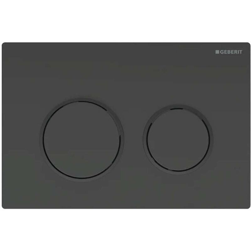 foto del prodotto omega20 placca di comando, nero 115.085.dw.1 geberit