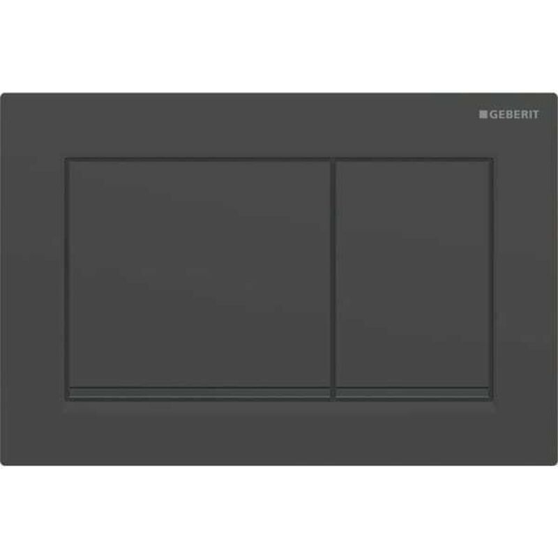 foto del prodotto omega30 placca di comando, nero opaco 115.080.16.1 geberit