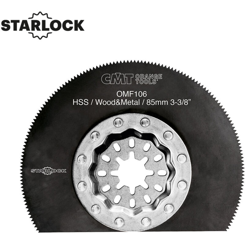 foto del prodotto omf106 x1 lama a segmenti per metallo legno hss d 85x1mm sl