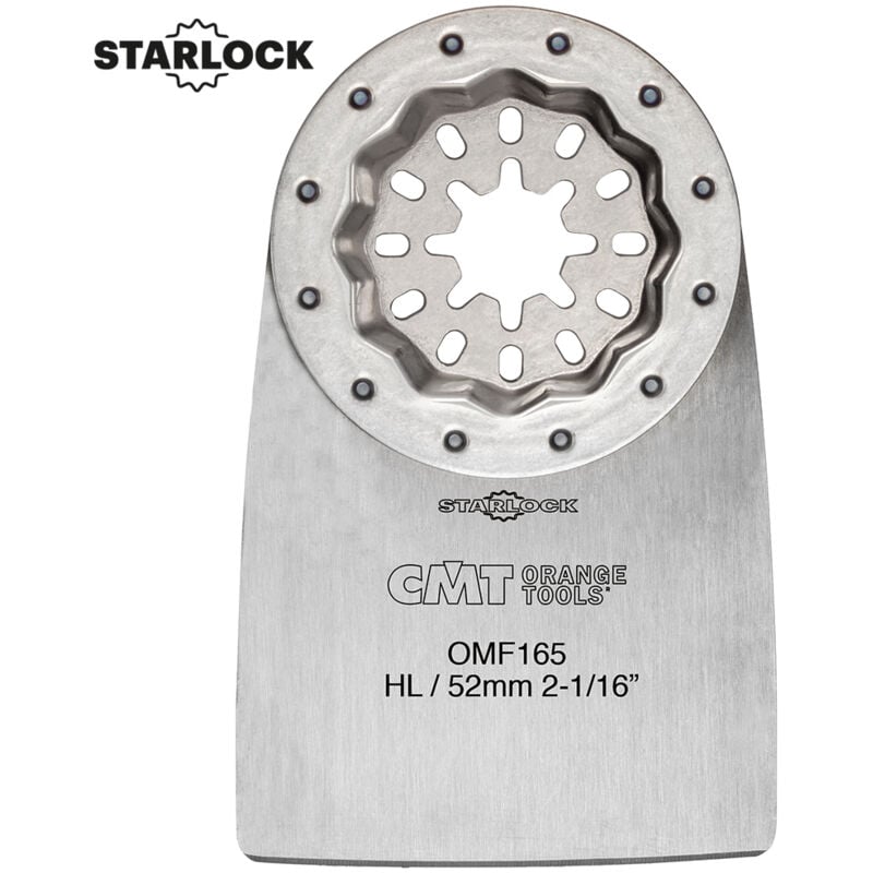foto del prodotto omf165 x1 raschietto flessibile 52mm per tutti i materiali, attacco starlock, grigio cmt