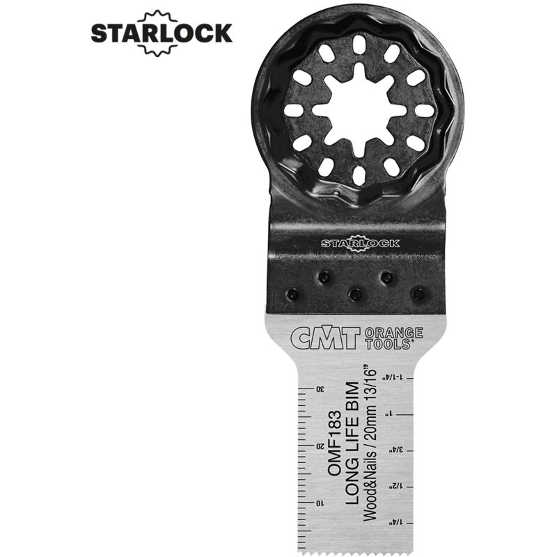 foto del prodotto omf183 x5 5 lame taglio legno plastica e cut ll bim 20x34mm sl