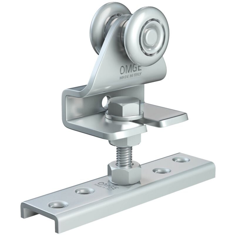 foto del prodotto omge - art 1222 carrello a 2 ruote in delrin per porte scorrevoli