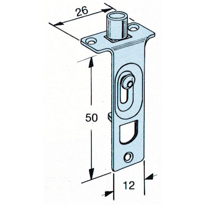 foto del prodotto omge catenacciolo rullo 6 mm art.310 4 pz 5 sc