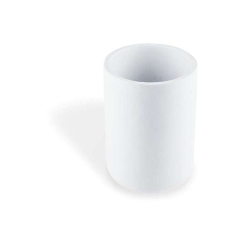 foto del prodotto omi barattolo per spazzolino da denti, bianco om 16058 05 nimco