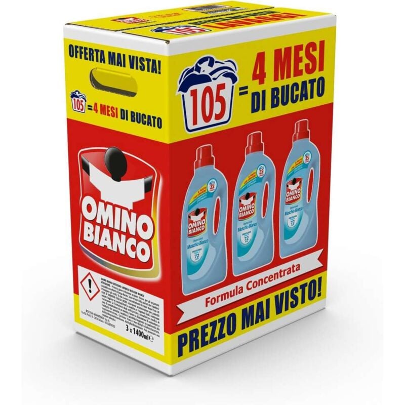 foto del prodotto omino bianco lavatrice x3