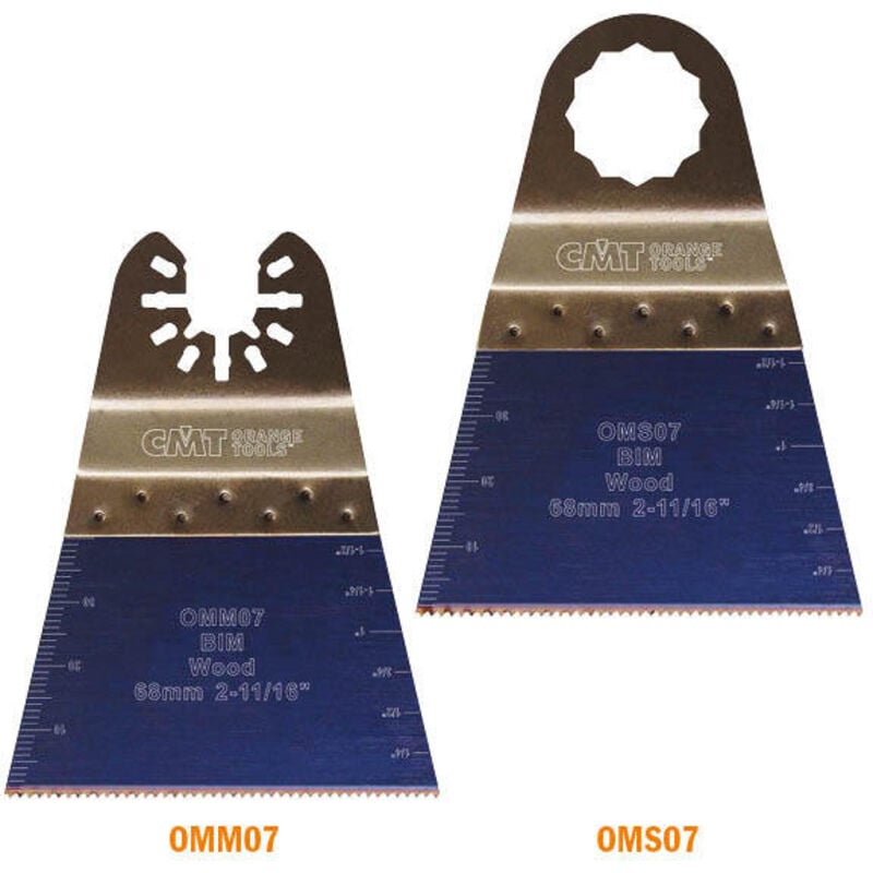 foto del prodotto omm07 x1 lama per taglio legno bim 68x40mm 18tpi u