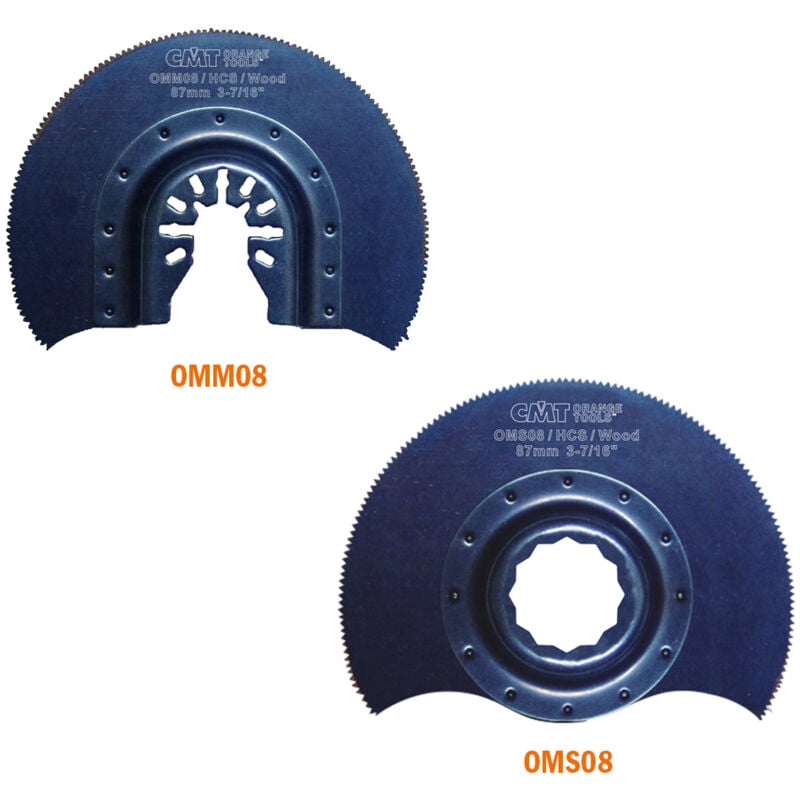foto del prodotto omm08 x1 lama a segmenti x taglio legno hcs d 87mm 18tpi u