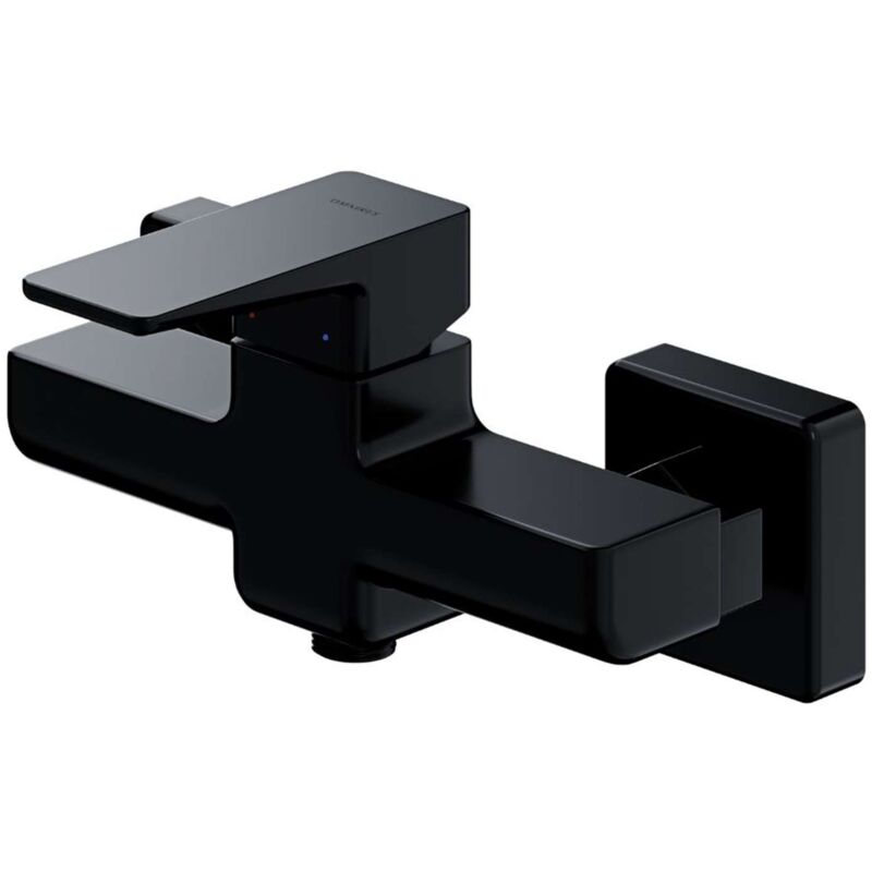 foto del prodotto omnires parma miscelatore doccia, nero opaco pm7440bl