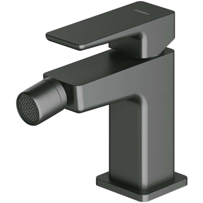 foto del prodotto omnires - parma - miscelatore per bidet, grafite pm7420gr