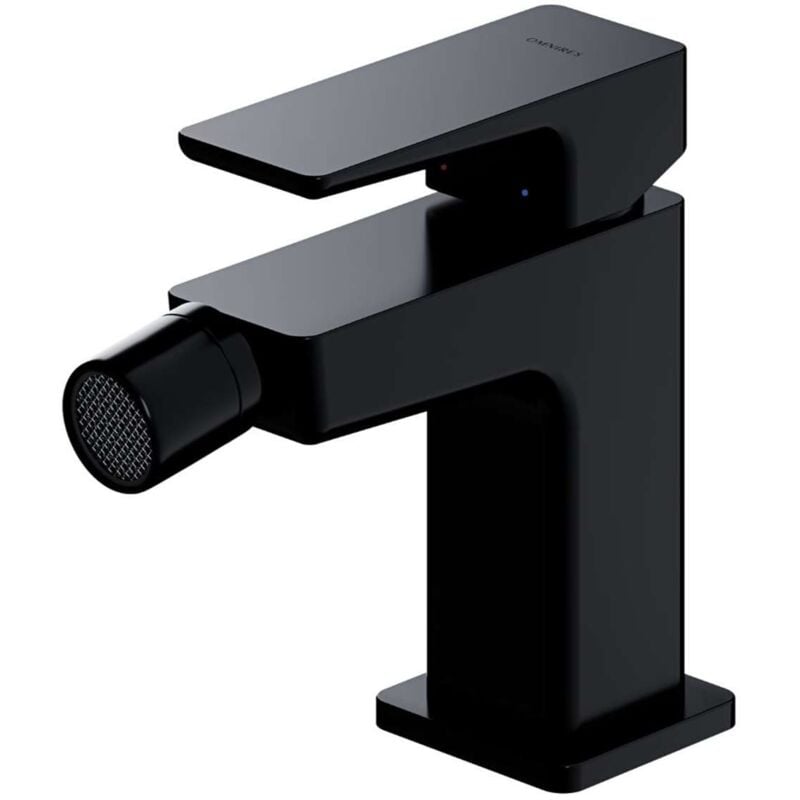 foto del prodotto omnires parma miscelatore per bidet, nero opaco pm7420bl