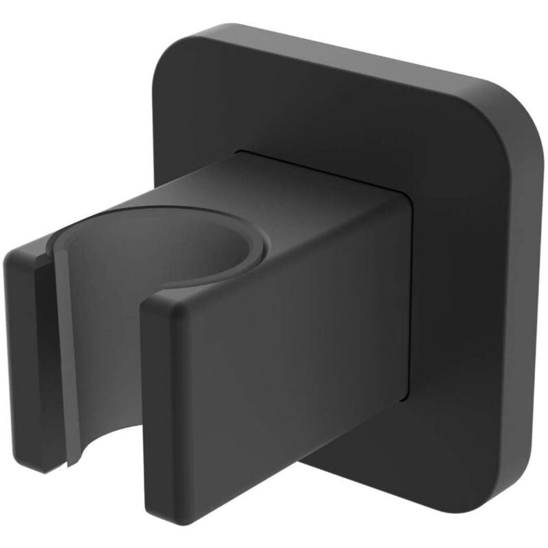foto del prodotto omnires supporto doccia, nero opaco 8815abl