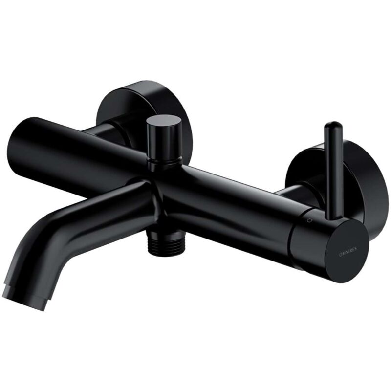 foto del prodotto omnires y miscelatore per vasca da bagno, nero y1230bl