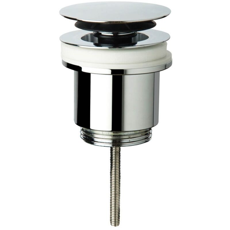 foto del prodotto omp tea piletta a vite clic clac in ottone cromato per lavabo e bidet mod. zarpazo hotellerie 8532.3105