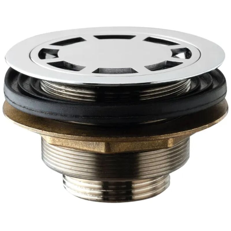 foto del prodotto omp tea - piletta doccia sifonata in ottone 11/4 omp