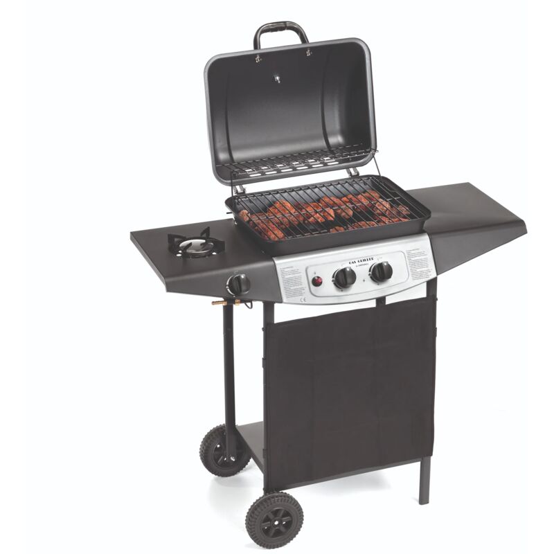 foto del prodotto ompagrill barbecue a gas con pietra lavica eco gas 4939 double