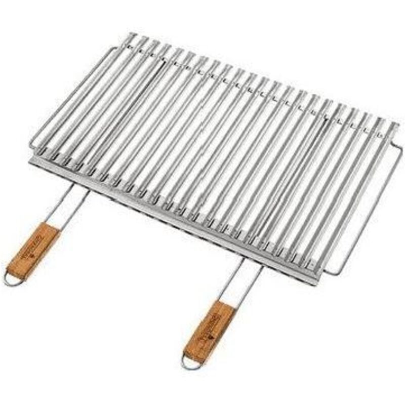 foto del prodotto ompagrill - graticola inox biologica 67x40 con raccolta grassi