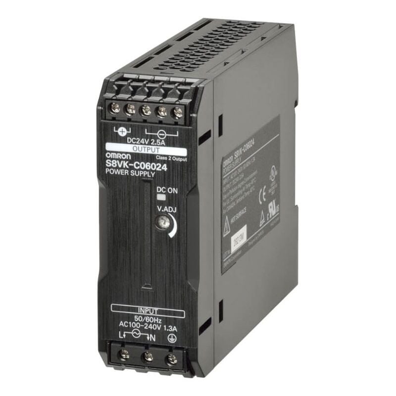 foto del prodotto omron alimentatore switching 24dc 2,5a 60w lite s8vkc06024