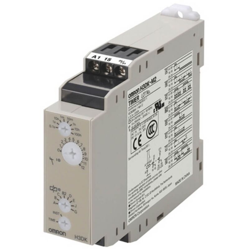 foto del prodotto omron temporizzatore multifunzione ac dc 24 240 h3dkm2acdc24240