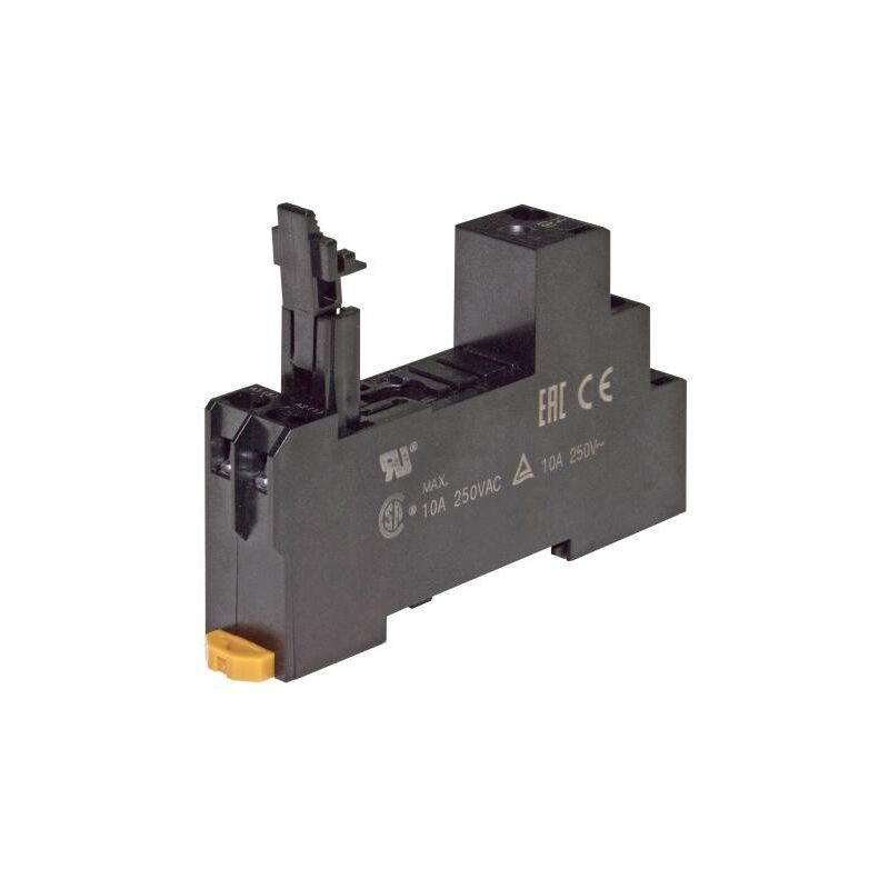 foto del prodotto omron zoccolo per rel g2r 1 per montaggio su guida din omrp2rfz05e