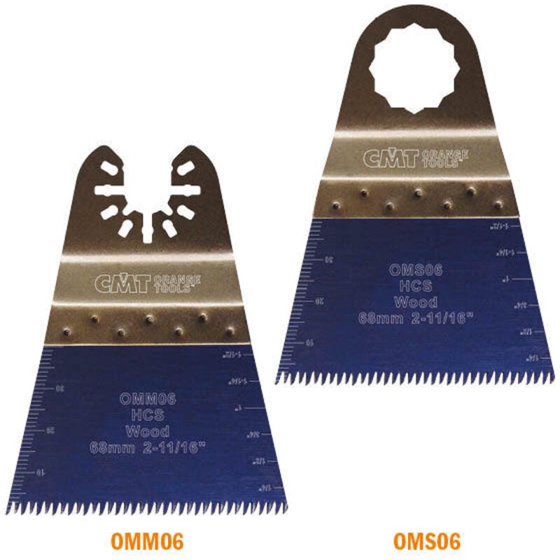foto del prodotto oms06 x1 lama per taglio legno hcs 68x40mm 14tpi o