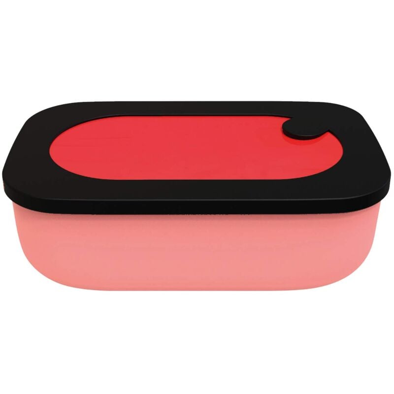 foto del prodotto on the go lunchbox con contenitore, spalvieri del ciotto, 20 x 12 x h7 cm, 900 cc, rosso guzzini
