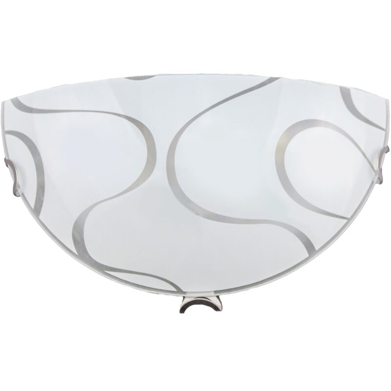 foto del prodotto onda lampada applique 1 lampadina e27 30 cm ondina