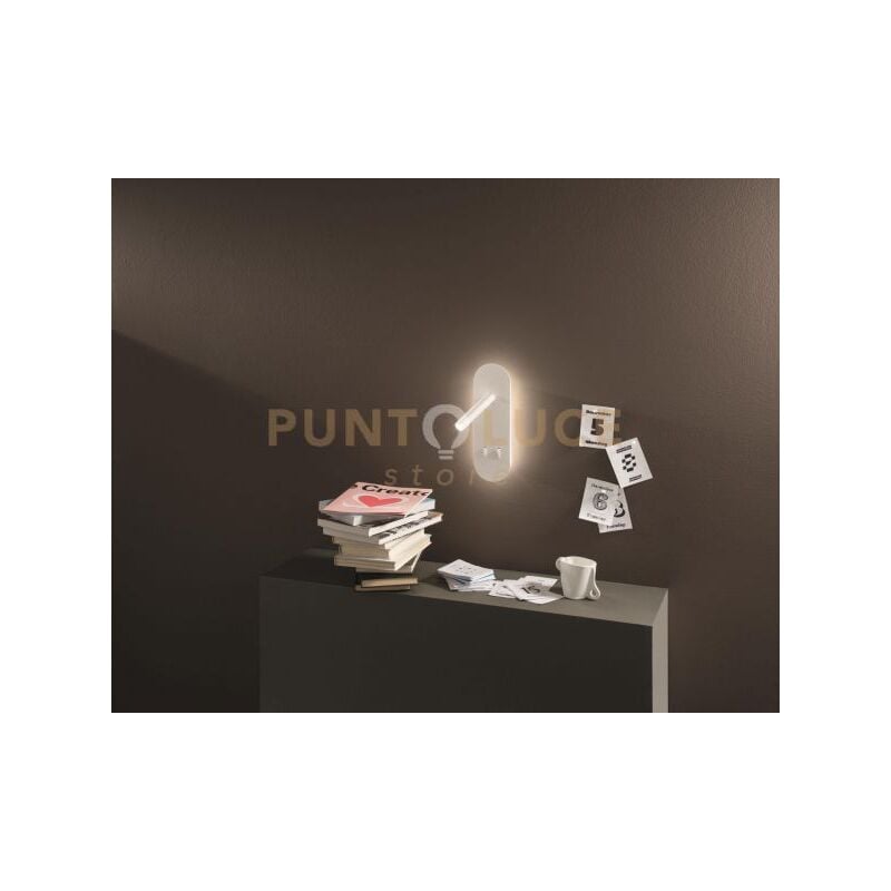 foto del prodotto ondaluce applique led plate bianco ap.plate bianco