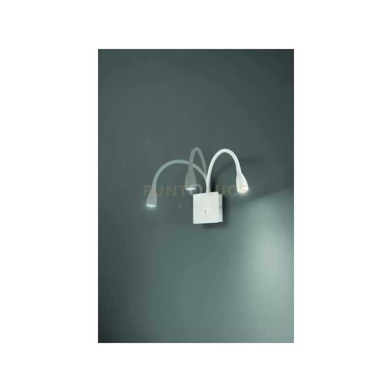 foto del prodotto ondaluce applique orientabile a led fall bianco ap.fall bianco