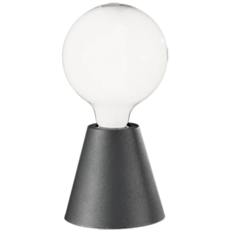 foto del prodotto ondaluce lampada faretto da interno 12x12 cm fog in alluminio verniciato nero