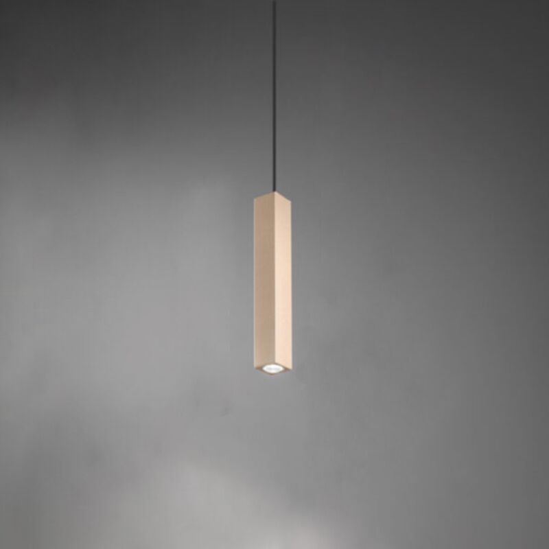 foto del prodotto ondaluce lampada sospesa 1 luce gu10 moderna 6 cm aloa oro grande
