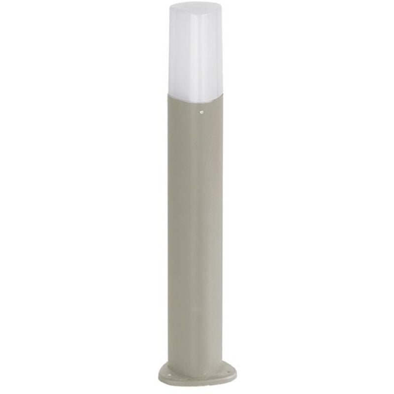 foto del prodotto ondaluce paletto per esterni pou in alluminio silver h50 cm
