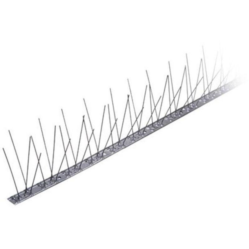 foto del prodotto onduline dissuasore di volatili in acciaio inox. n 60 punte. lunghezza 100 cm.
