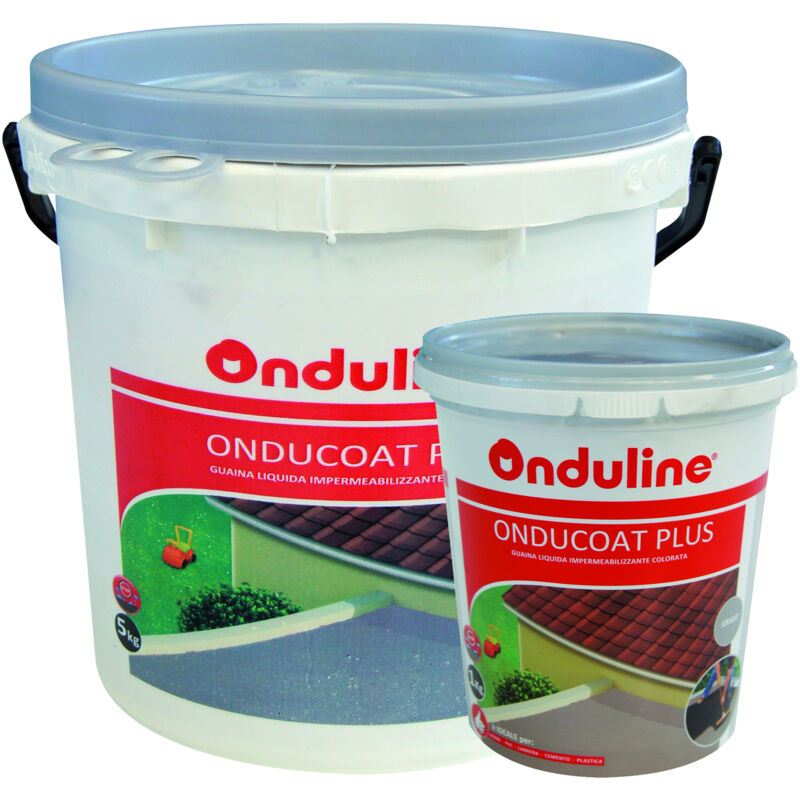 foto del prodotto onduline membrana impermeabilizzante liquida per terrazze, resistente ai raggi uv grigio 5 kg