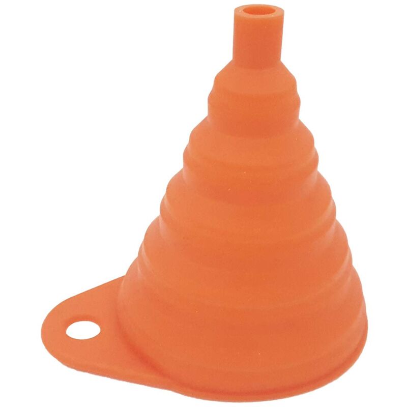 foto del prodotto one by camamoto cod. 77549827 imbuto universale portatile in silic pieghevole, trasferimento liquidi olio benzina miscela ideale per moto scooter