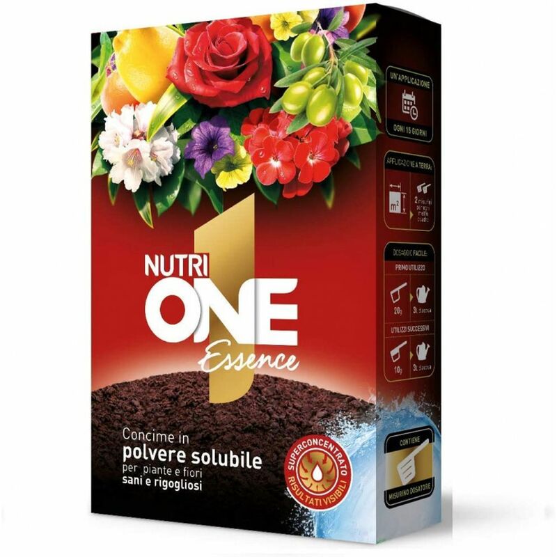 foto del prodotto one essence concime in polvere solubile piante e fiori 750gr