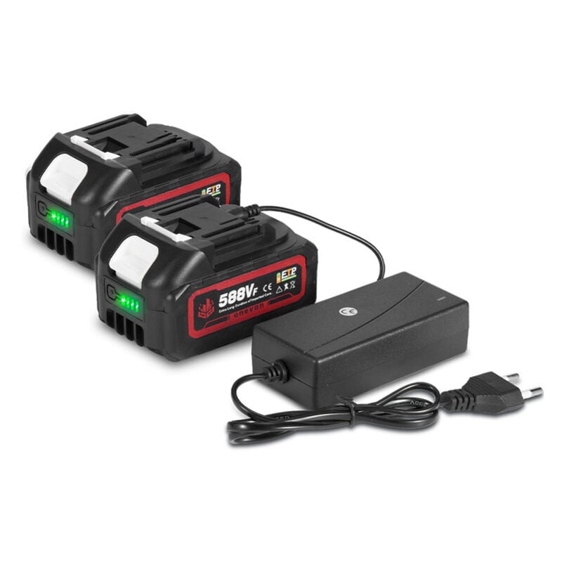 foto del prodotto onevan 2 batteria agli ioni di litio ricaricabile onevna 18v 588vf batteria agli ioni di litio con indicatore di batteria per utensili elettrici