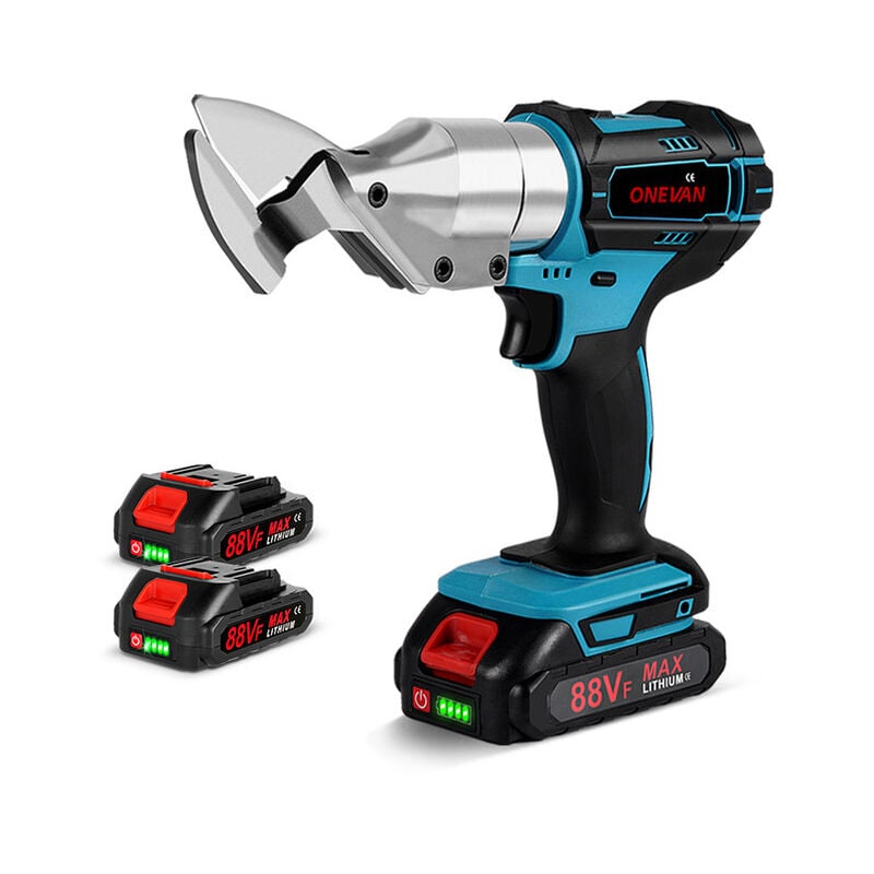 foto del prodotto onevan per bicicletta elettrica con metallo e batteria 588 nm, fissata per tagliare lamiera, lega di alluminio, plastica, pelle con 2 batterie e