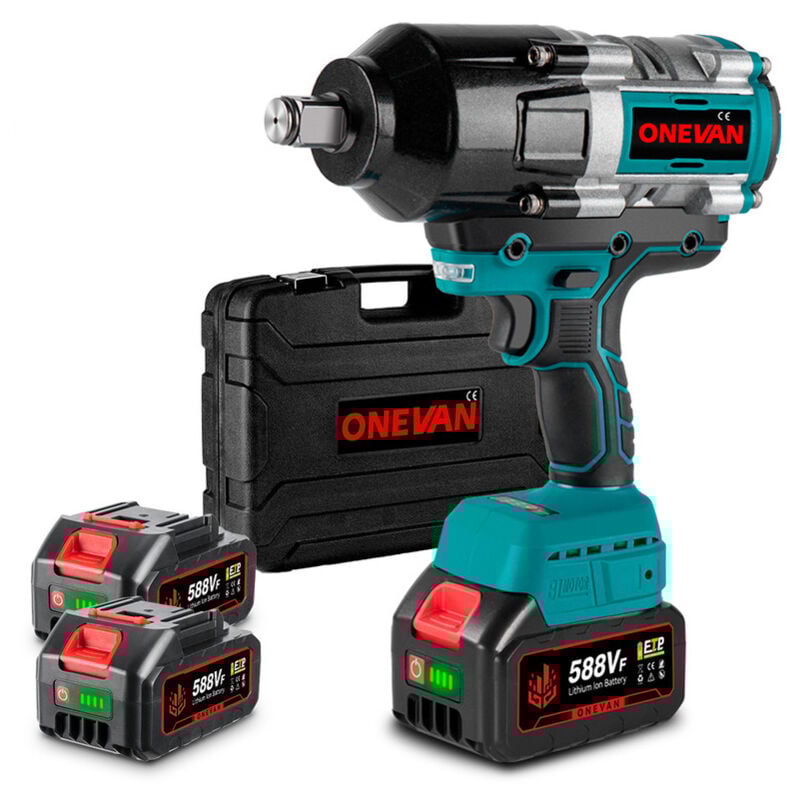 foto del prodotto onevan utilizzando una batteria a percussione con 3 4 spazzole 3100 nm, utilizzabile con camion di grandi dimensioni, container portatile, ferrovie