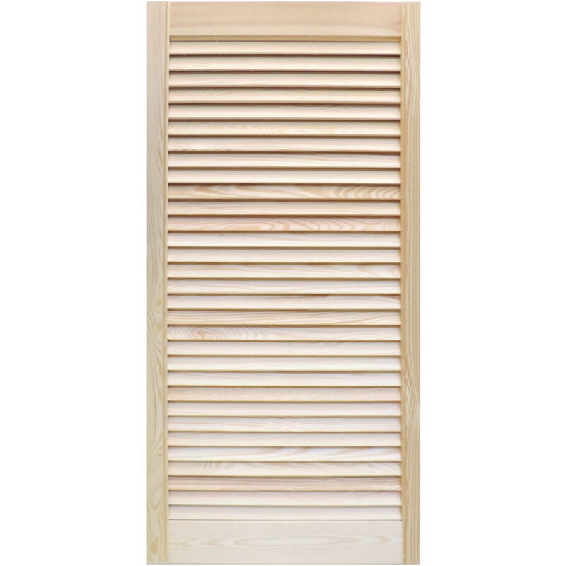 foto del prodotto onlywood antina persianata aperta legno pino naturale massello 405 x 606 h. mm