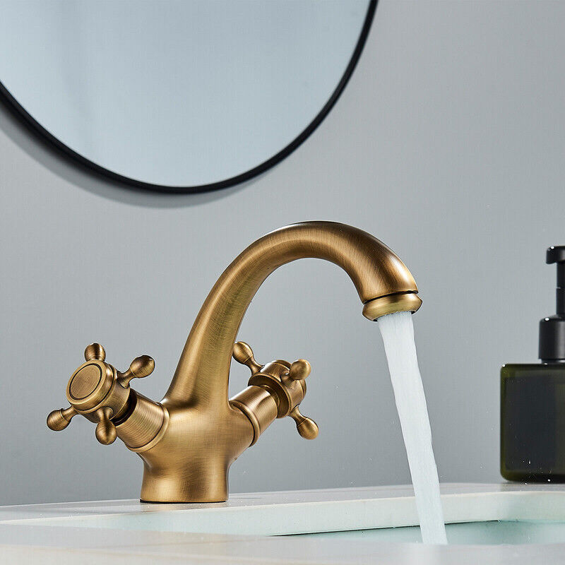 foto del prodotto onyzpily rubinetto cucina ottone antico monocomando,miscelatore lavabo rubinetto bagno lavabo alto o in cucina,calda e fredda del rubinetto