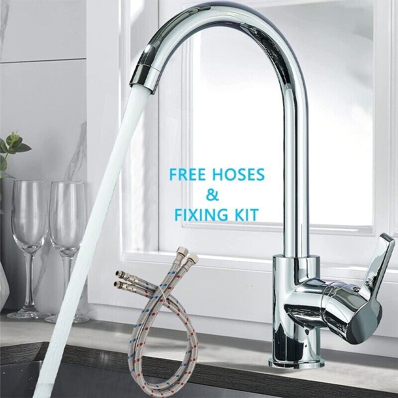 immagine 0 del prodotto onyzpily rubinetto lavello cucina, miscelatore cucina rubinetti alta pressione girevole a 360 , monocomando regolatore per acqua calda e fredda,