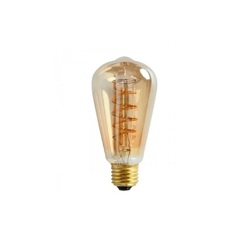 foto del prodotto opjet 0011805 lampadina led decorativa e27 5w 220 240lm filamento twist retro edison 64x140mm