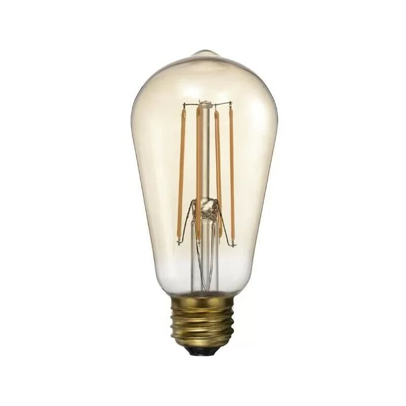foto del prodotto opjet 011818 lampadina led e27 4w retro edison vintage 6.4cm filamento verticale