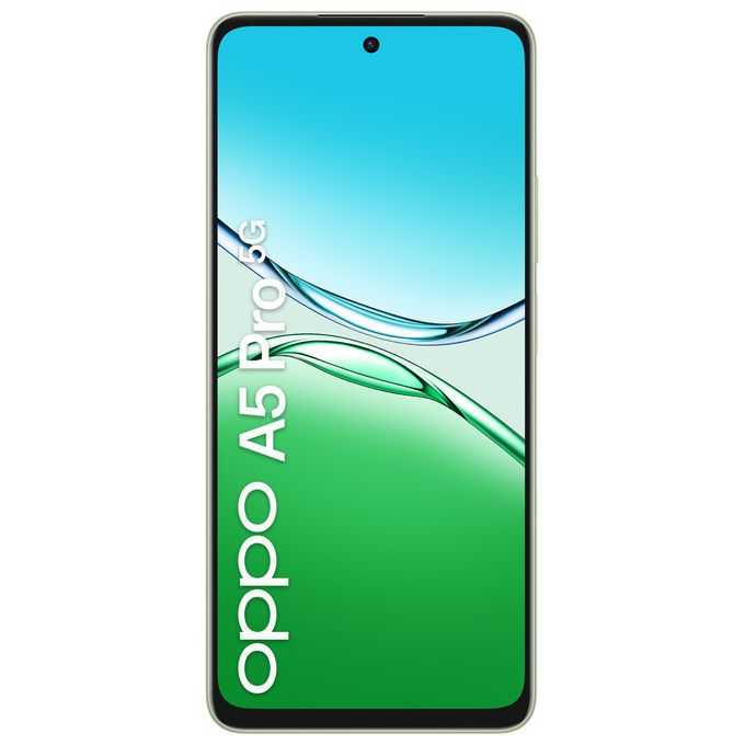 foto del prodotto oppo a5 pro smartphone 5g 6.67 120hz 50mp 5800mah 8 256gb verde oliva android