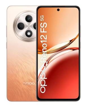 foto del prodotto oppo reno12 fs 5g ai smartphone, tripla fotocamera 50 8 2mp, selfie 32mp, display 6.67 120hz amoled fhd , 5000mah, ram 24 gb 12 12 rom 512gb, versione italia , amber orange opreno12fsao