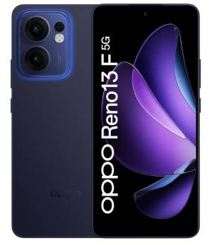 foto del prodotto oppo reno13 f 5g ai smartphone, tripla fotocamera 50 8 2mp, selfie 32mp, display 6.67 120hz amoled fhd , 5800mah, ram 8gb esp4gb 6gb 8gb rom 256gb, versione italia , luminous blue