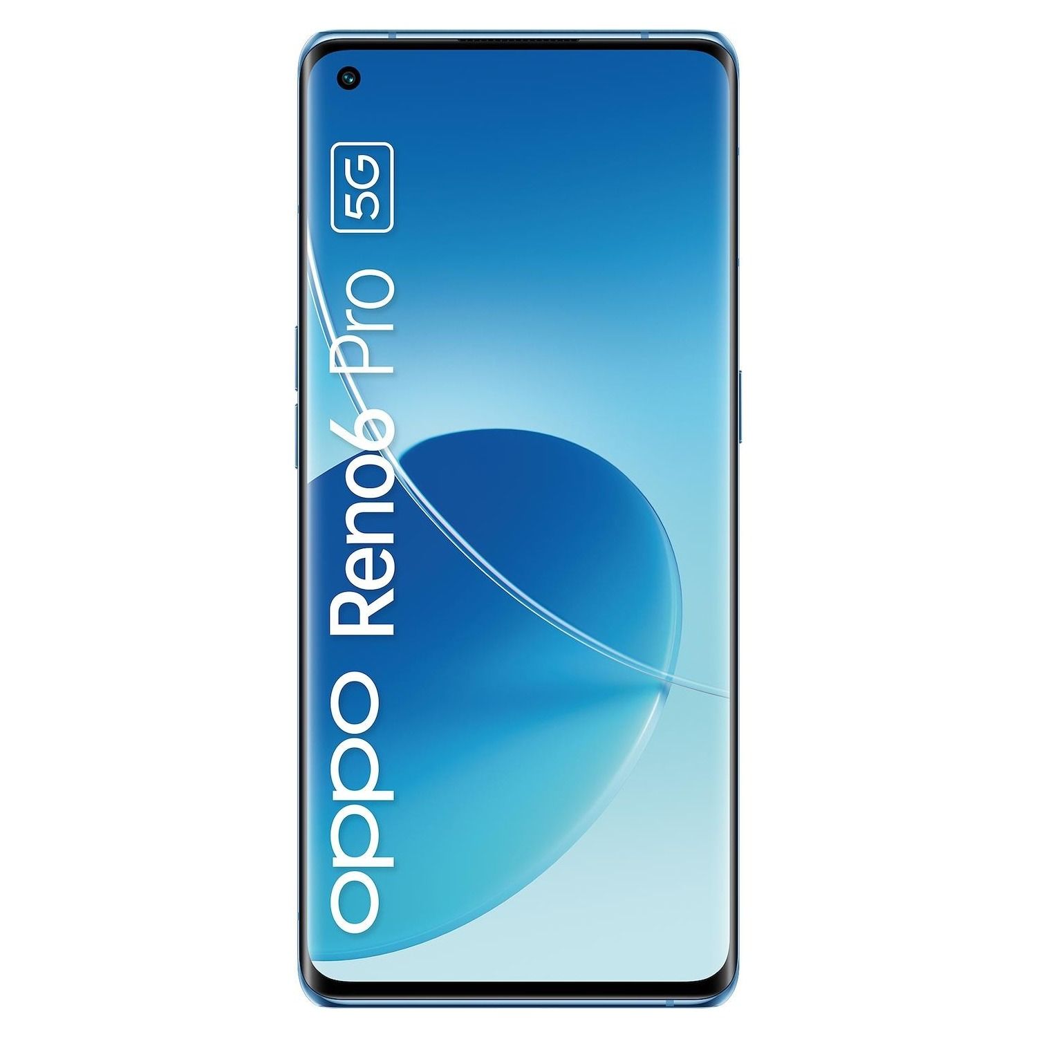 foto del prodotto oppo smartphone 5g, qualcomm 870, display 6.55 fhd amoled 90hz, quadrupla fotocamera 50 16 13 2mp ai highlight video 2.0, ram 12gb espandibile fino a 19gb rom 256gb, 4500mah supervooc 2.0 65w, wifi 6, dual sim, versione italiana , arctic blue