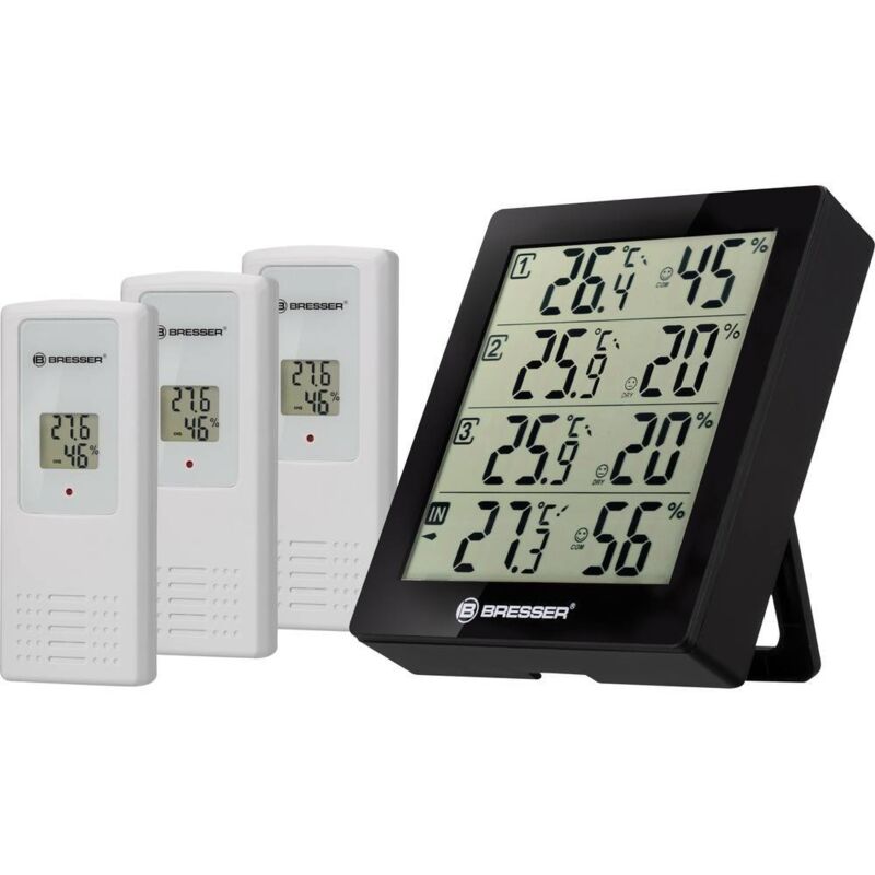 foto del prodotto optik quadro termoigrometro nero 7000020cm3000 bresser